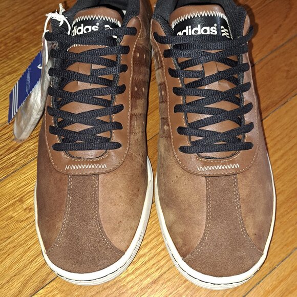 Adidas Adicross Classic Brown Leather Spikeless Golf Shoes Men's US size 13 - Picture 2 of 8
